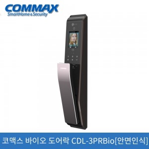 코맥스 바이오도어락 CDL-3PRBio 라이트 브라운(안면인식)