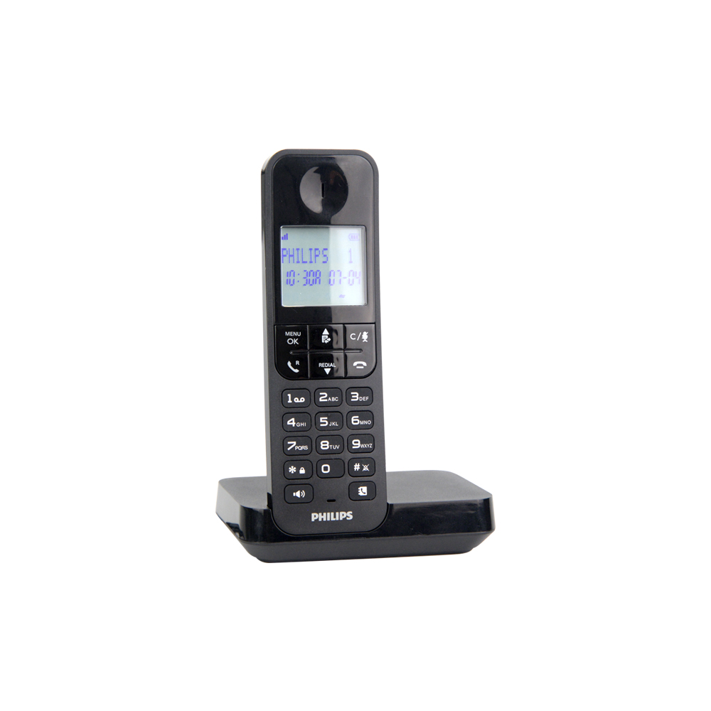 필립스 무선전화기 1.7GHz 디지털 스피커폰 D270