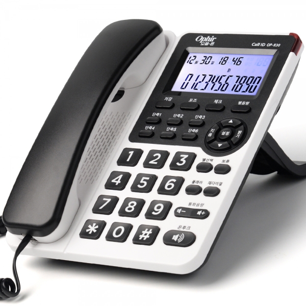 유선전화기 사무실 삼성,LG키폰호환 발신자표시 통화 벨음량조절 OP-830