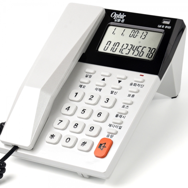 오빌 고급 유선전화기 발신자표시 삼성/LG키폰호환 OP-820 블랙