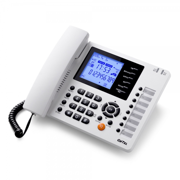 지엔텔 GS-520R 전화 통화 녹음기 녹취(녹음) 자동응답 자동삭제 수신음성안내 유선전화기