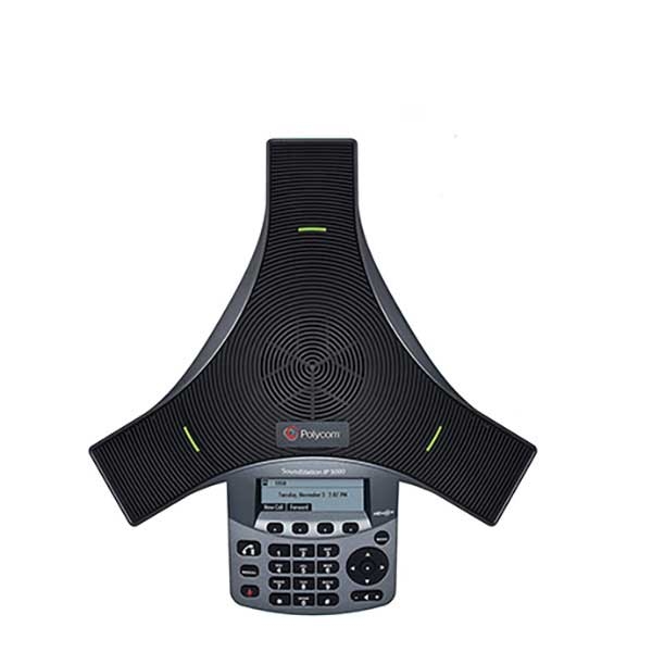 폴리콤 SoundStation IP5000 정품 IP스피커폰 5~8인용 VoIP 중대형회의실 인터넷 회의용전하기