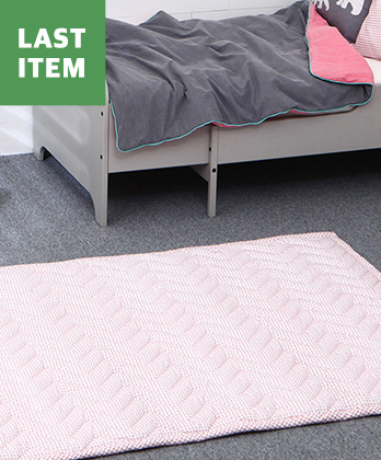 스퀘어 항균플란넬 순면 러그겸카페트 (레드)