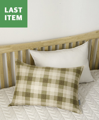 보노 항균순면 플란넬 베개커버 (2color)