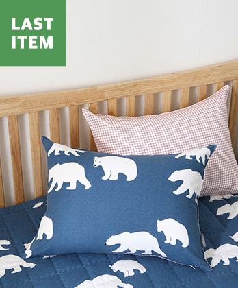 베어 항균순면 플란넬 베개커버 (3color)