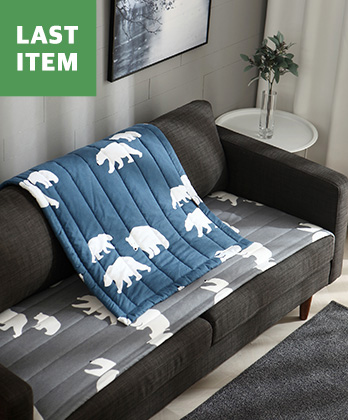 베어 순면플란넬 소파패드 겸 주방러그 (2color)