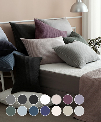 폴 피그먼트워싱 베개커버 (14colors)