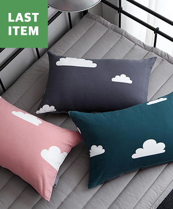 클라우드 순면 베개커버 40X60 (3color)