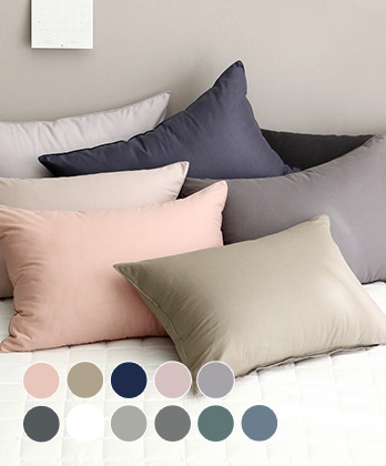 플러스 순면 베개커버 (11color)