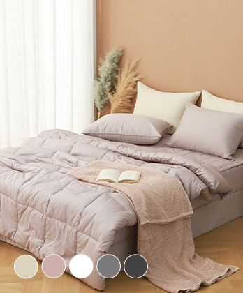 시그니처 프리미엄 순면 차렵이불베개세트 (5colors)