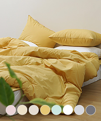 메종 고밀도 바이오워싱면 친환경 옥수수솜 차렵이불 (8colors)