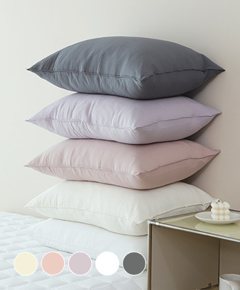 먼지없는 멜로즈 바이오워싱 누빔베개커버 (5colors)