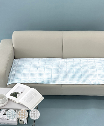 프리미엄시어서커 썸머캔디 여름 소파패드 (3colors)