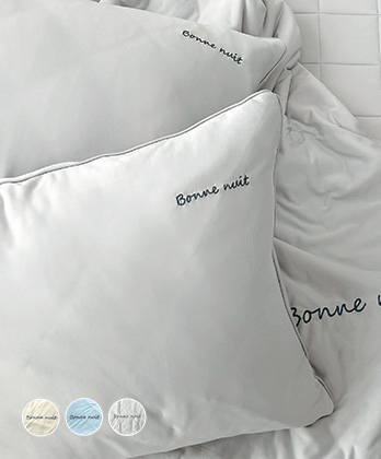 앗차가 소프트 냉감 여름 누빔베개커버 (3colors)