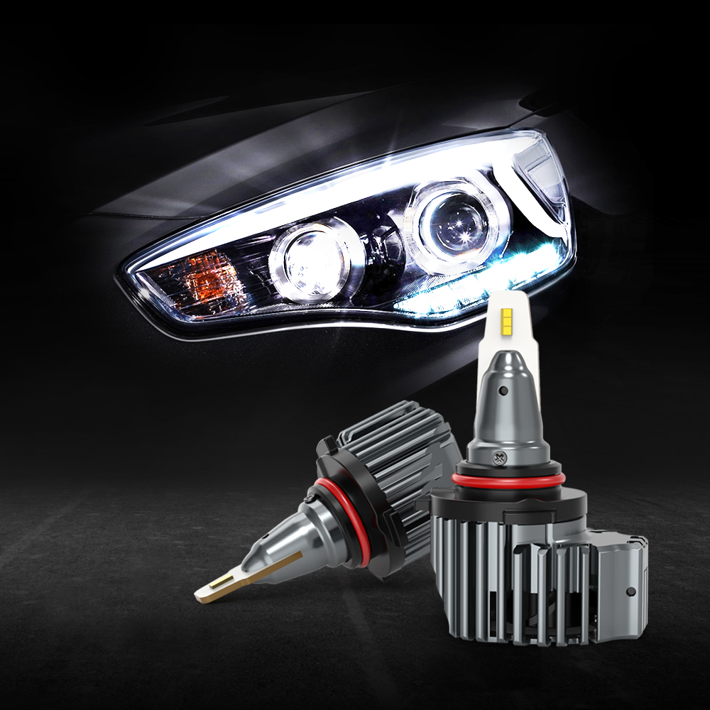 [튜닝인증] 엔바이어스 이터널라이트 HB3 LED 자동차 전조등 상향등 하향등 통합/인증 1개 2세트