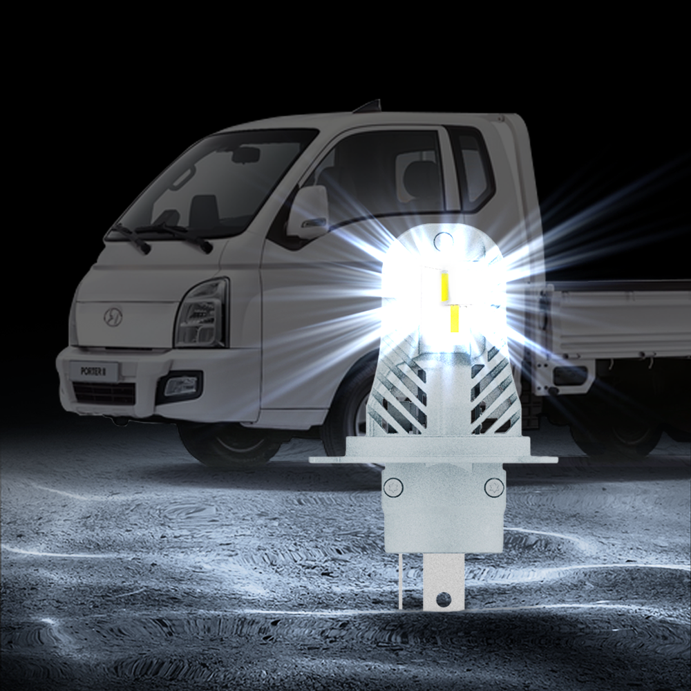 [튜닝인증] 엔바이어스 이터널라이트 H4 12V LED 자동차 전조등 1개 2세트