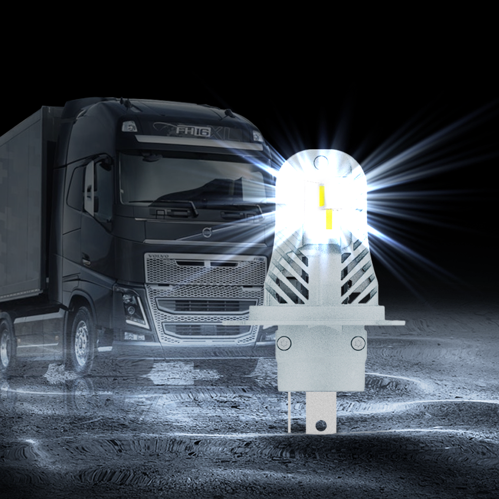 [튜닝인증] 엔바이어스 이터널라이트 H4 24V LED 자동차 전조등 1개 2세트