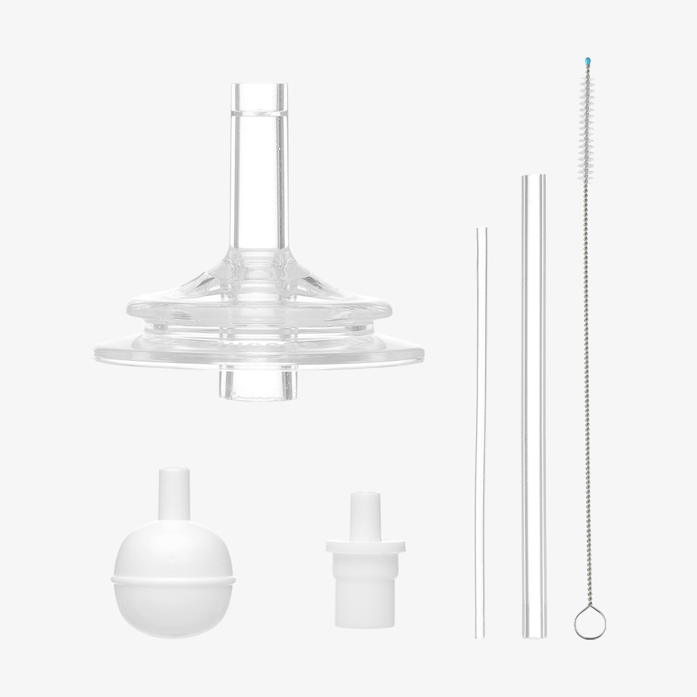 추 빨대세트 | 추 빨대, 실리콘 빨대, 세척솔 구성