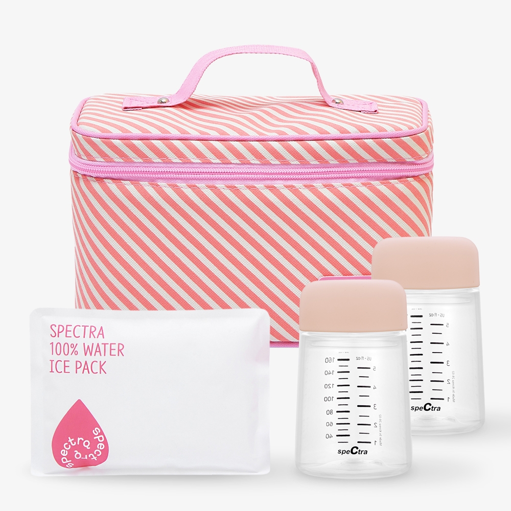 냉장가방 | 아이스 팩, 젖병, 밀폐캡 구성