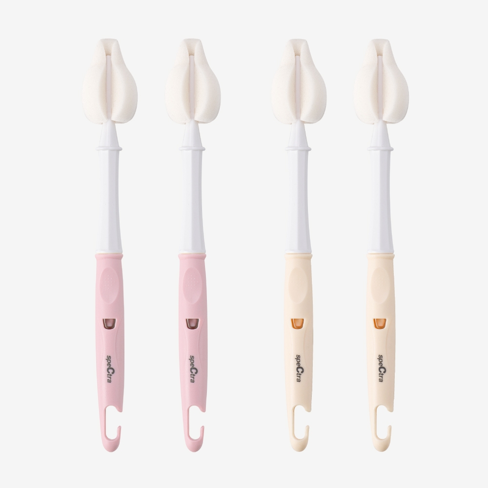 롱타입 젖꼭지솔 [2개입] | 25cm / 고급 스펀지 / 고리형홀더