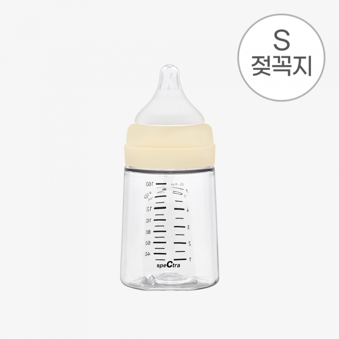 올셋 PA 젖병 160ml | S 젖꼭지 포함 / 투명한 안심 소재