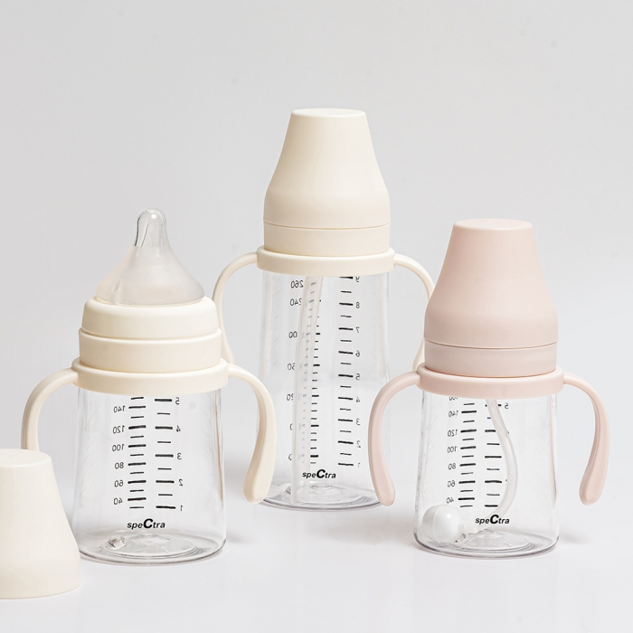 올셋 PA 젖병 160ml | S 젖꼭지 포함 / 투명한 안심 소재