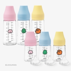 조구만 올셋 PA젖병 | 3 개입 구성, 라운드형 젖병