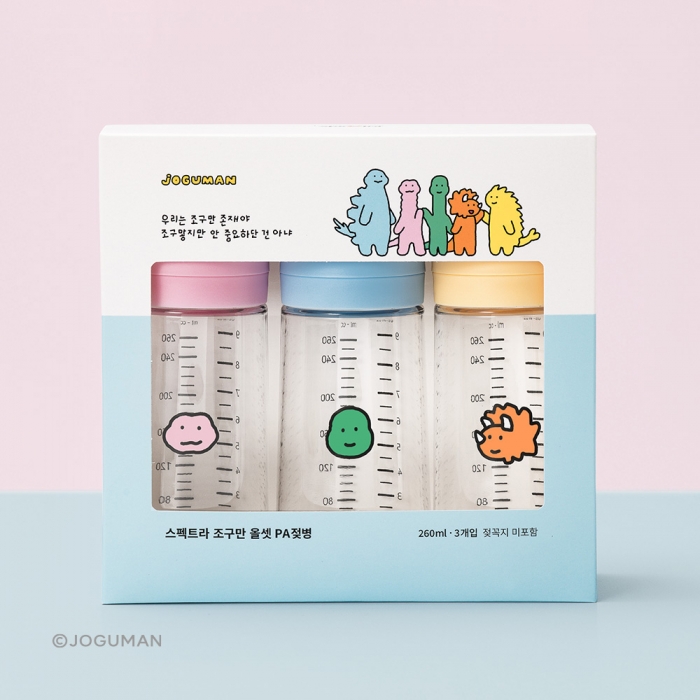 조구만 올셋 PA젖병 | 3 개입 구성, 라운드형 젖병