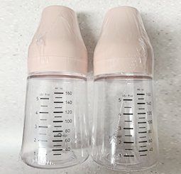 올셋 PA 젖병 160ml [1+1] | S 젖꼭지 포함 / 투명한 안심 소재