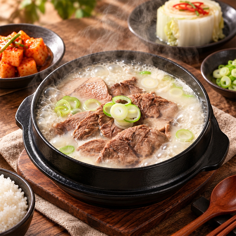 더블랙 진 고기설렁탕 600g