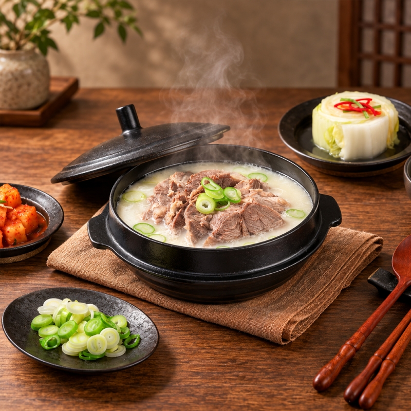 더블랙 진 고기설렁탕 600g