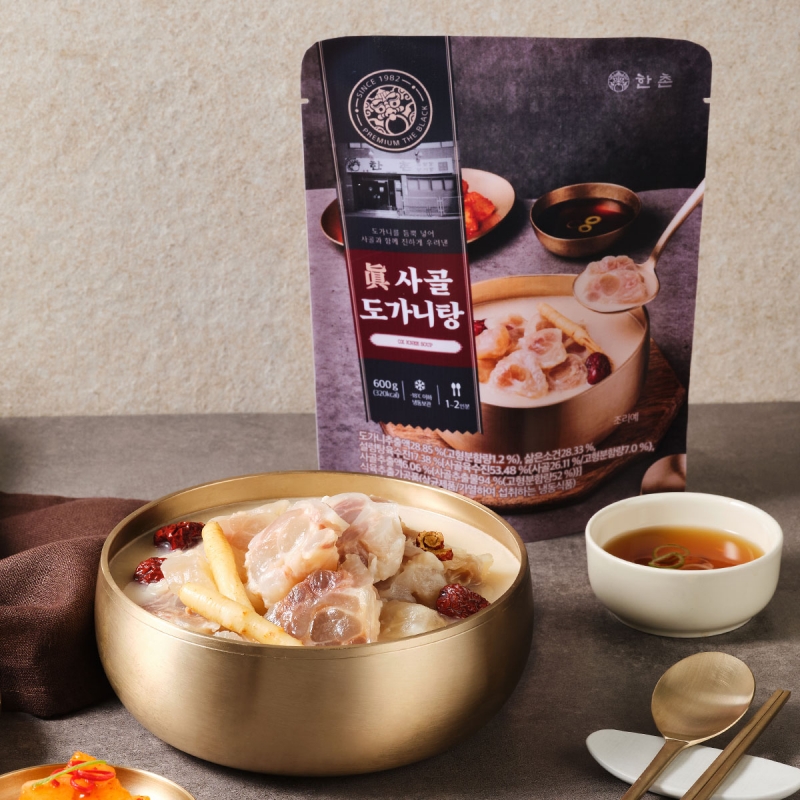 더블랙 진 사골도가니탕 600g X 3팩
