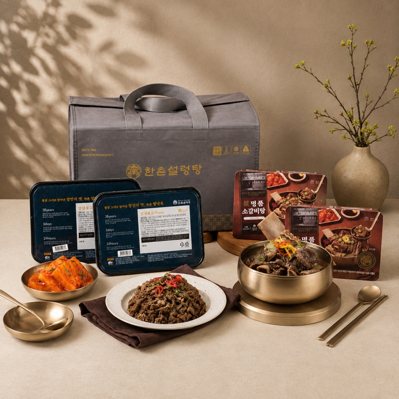 더블랙 갈비탕&불고기 선물세트