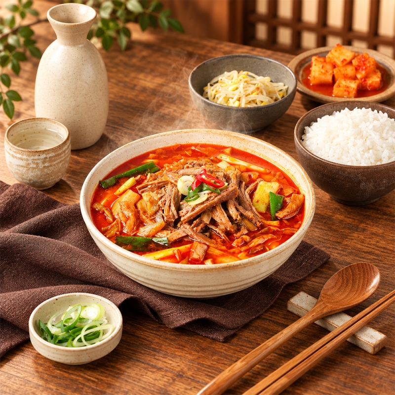 더블랙 진 사골육개장 600g X 3팩