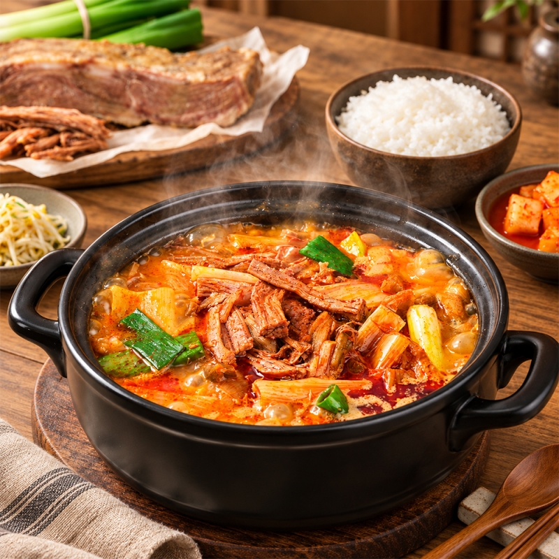 더블랙 진 사골육개장 600g X 3팩
