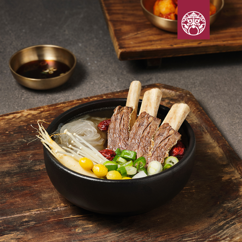 [한촌설렁탕] 더블랙 프리미엄 진 왕갈비탕 1kg X 3팩