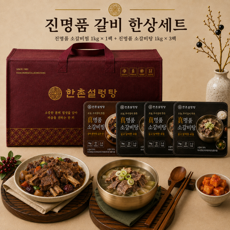 진명품 갈비 한상세트