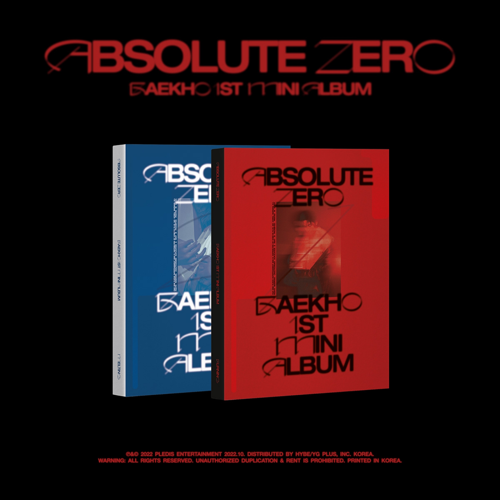 BAEKHO - Absolute Zero / 1ST MINI ALBUM