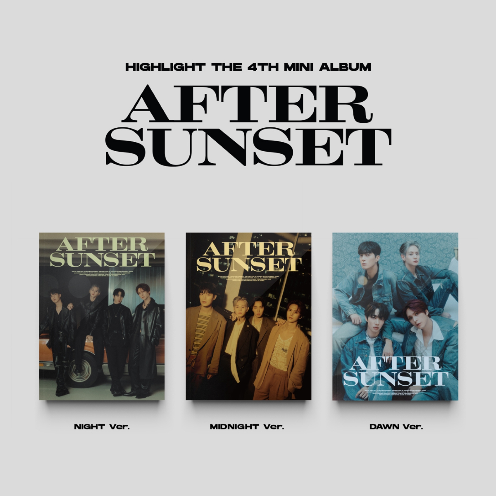 Highlight - AFTER SUNSET / 4th MINI ALBUM