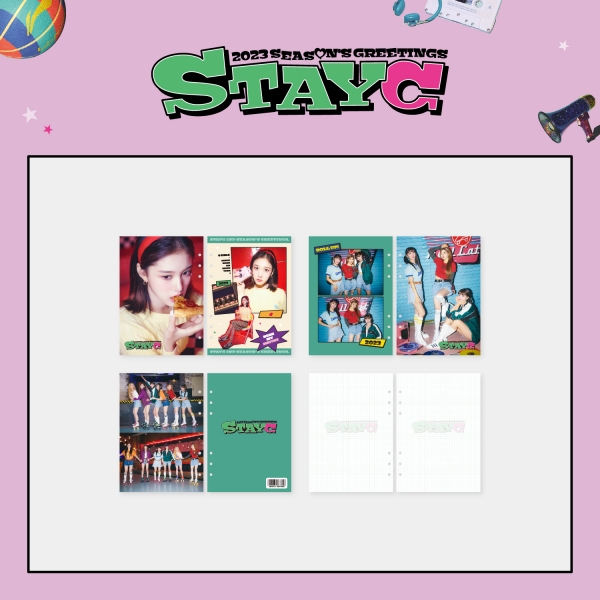 STAYC- 2023 SEASON'S GREETING DIARY PAPER