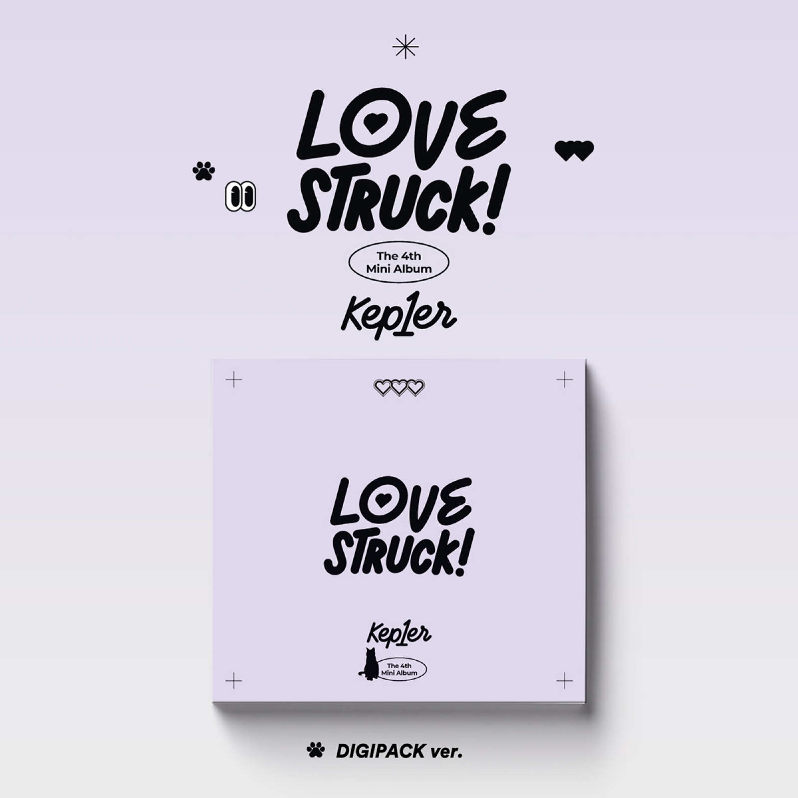 케플러 - LOVESTRUCK! / 4집 미니앨범 (Digipack Ver.)