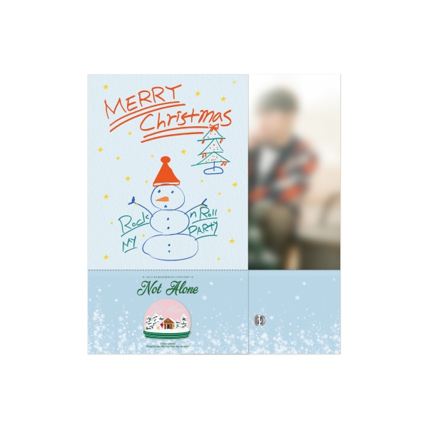 [1/4 출시] 김재환 - 02 크리스마스 카드 & 뱃지 세트 / 2023 CONCERT [NOT ALONE] MD