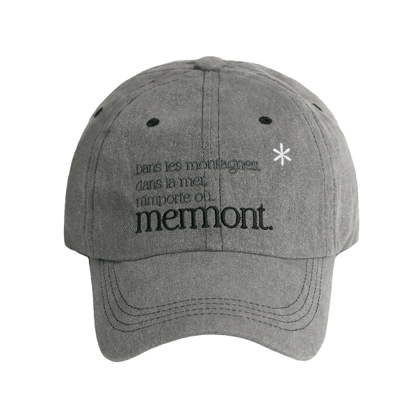 메르몽 - mermont pigment cap (washing grey)