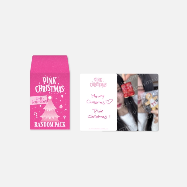 [2/13 출시] 05 포토카드 랜덤팩 (소녀시대 Ver.) / 2023 PINK CHRISTMAS OFFICIAL MD