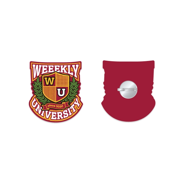 [1/31 출시] 위클리 - 04 로고 와펜 / 2024 [WU(Weeekly University)] MD