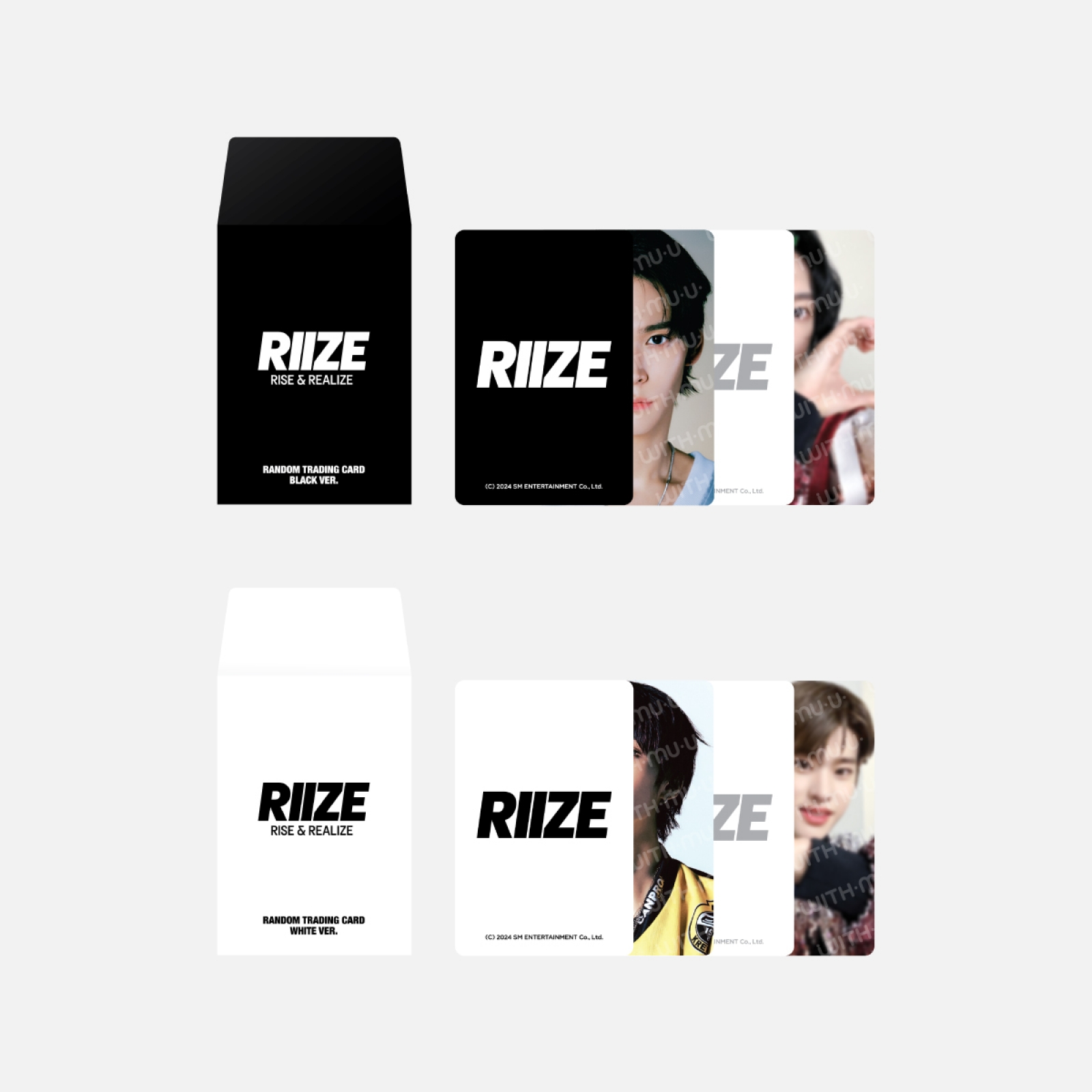 [3/26 출시] RIIZE - 04 랜덤 트레이딩 카드 세트 / 2024 RIIZE [RIIZE-UP] OFFICIAL MD