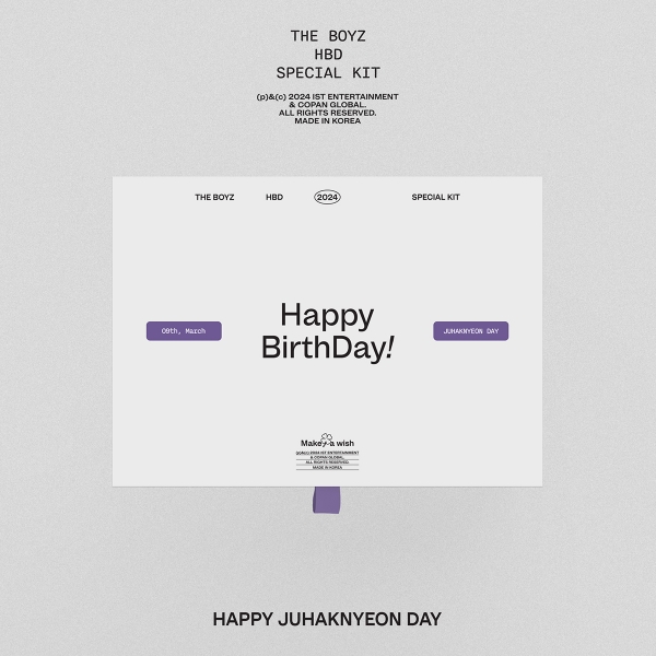 [예약/이벤트] 더보이즈 - THE BOYZ HBD JUHAKNYEON SPECIAL KIT