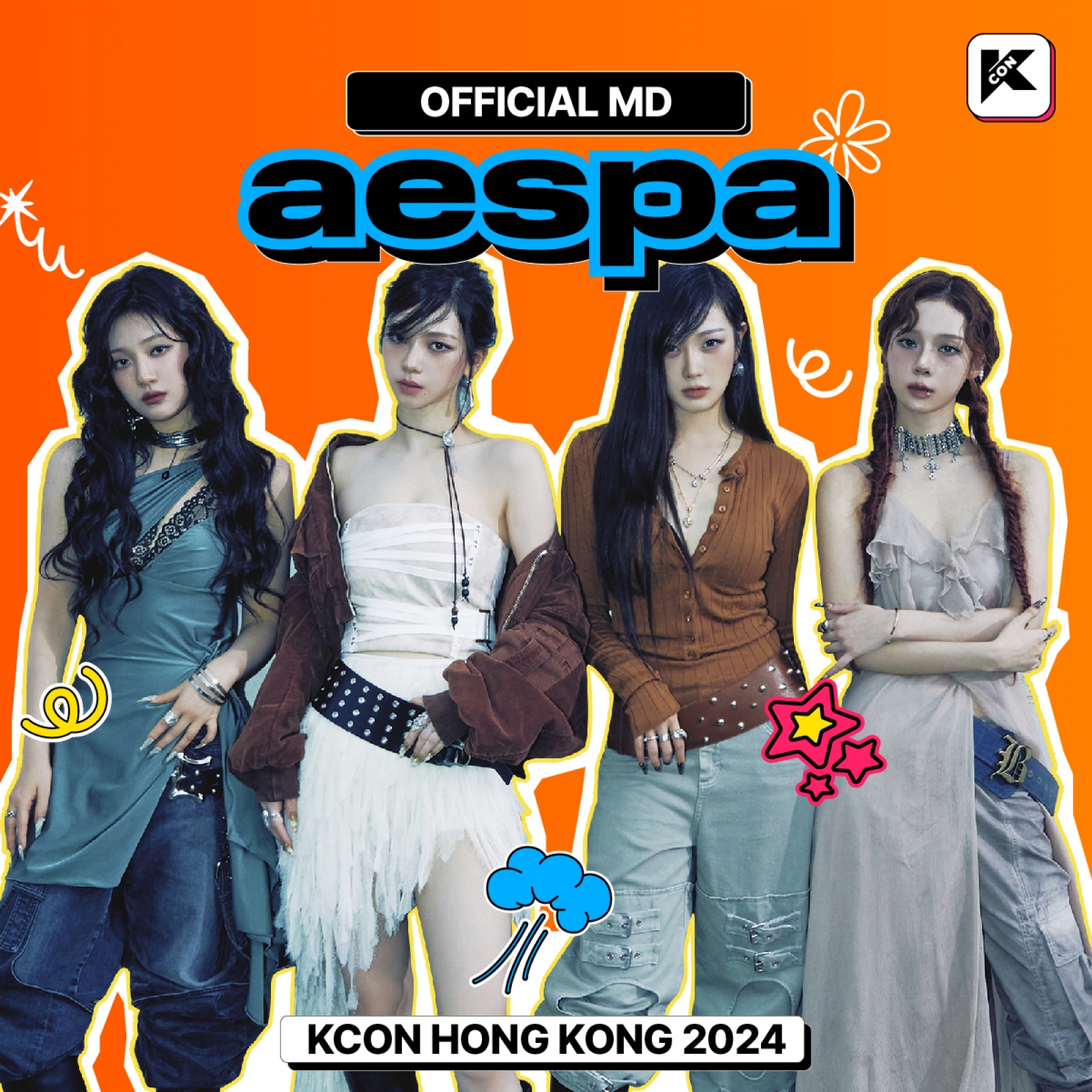 [5/3 출시] 01 aespa - KCON HONG KONG 2024 OFFICIAL MD