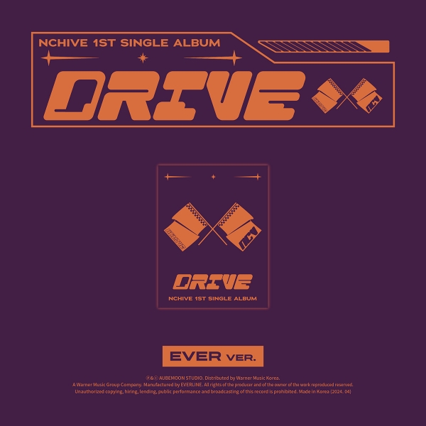 [PRE-ORDER] NCHIVE - Drive / 1st Single Album (EVER MUSIC ALBUM Ver.)