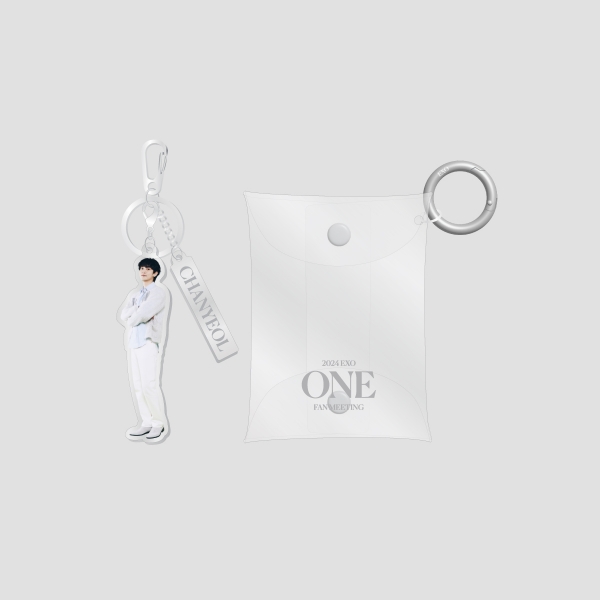 [6/7 출시] 엑소 - 09 PVC 파우치 + 아크릴 키링 세트 / 2024 EXO FANMEETING [ONE] OFFICIAL MD